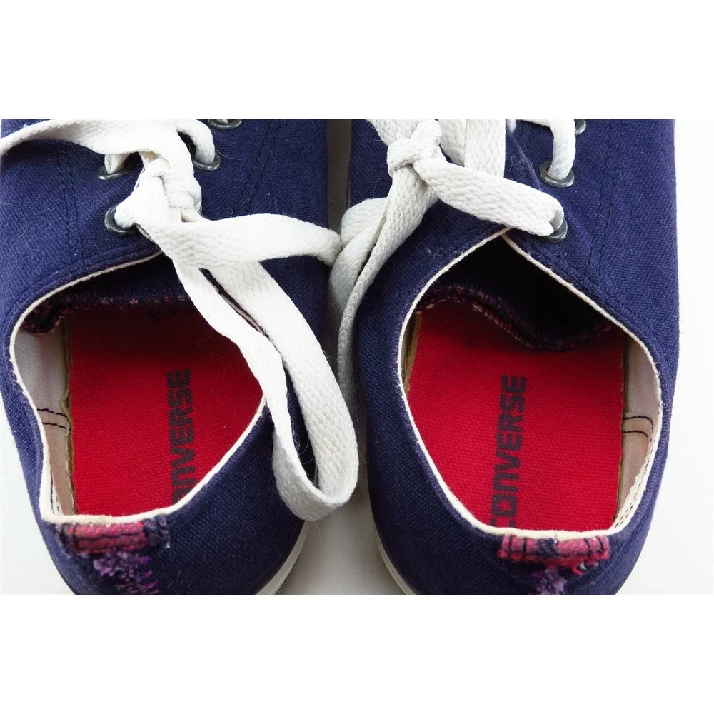 Converse Girls' All Star‎ Low Top Shoes Size 6 Purple Fabric Casual Sneaker